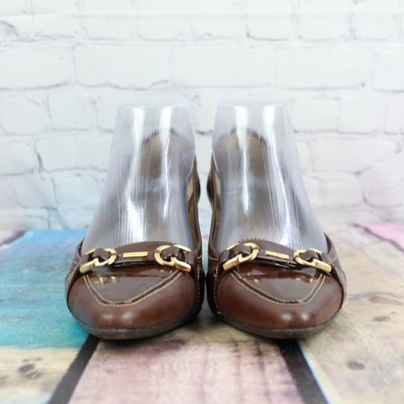 Circa Joan & David Pointed Toe Kitten Heels Sz 7 M - Picture 4 of 9